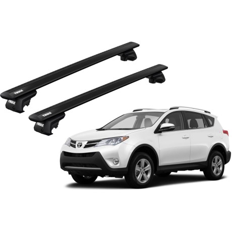 Barras THULE EVO WingBar para autos TOYOTA RAV 4 2013 a 2015 negro