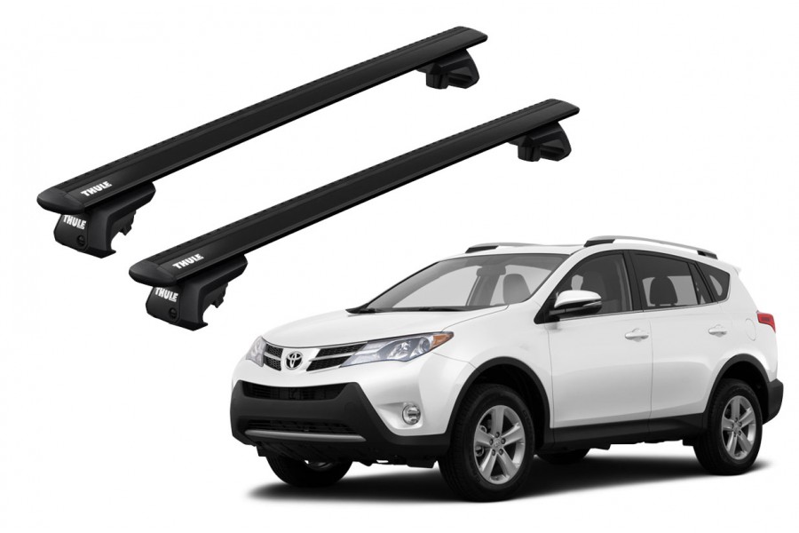 Barras THULE EVO WingBar para autos TOYOTA RAV 4 2013 a 2015 negro