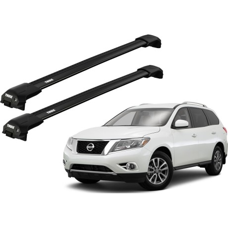 Barras THULE EDGE Flush para autos NISSAN Pathfinder (R52) desde 2013 negro