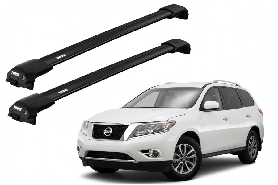Barras THULE EDGE Flush para autos NISSAN Pathfinder (R52) desde 2013 negro