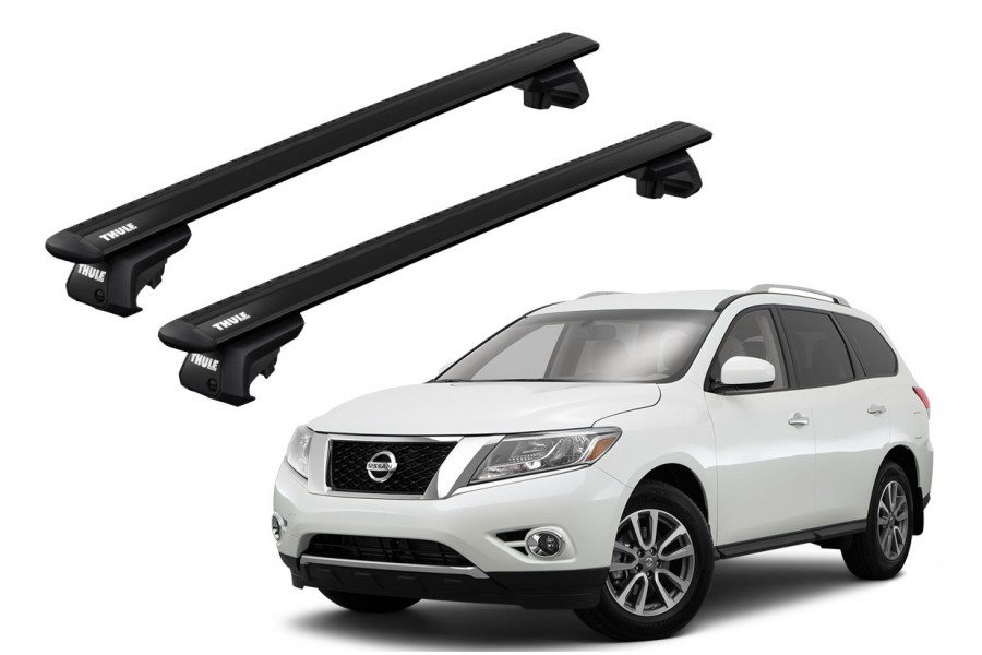 Barras THULE EVO WingBar para autos NISSAN Pathfinder (R52) desde 2013 negro