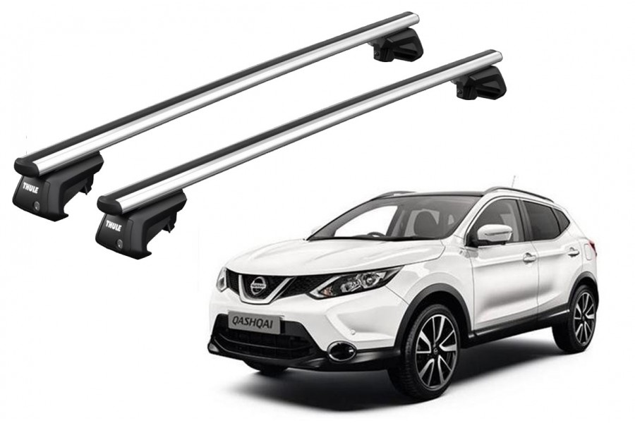 Barras THULE SmartRack XT AluBar para autos NISSAN Qashqai 2014 a 2022