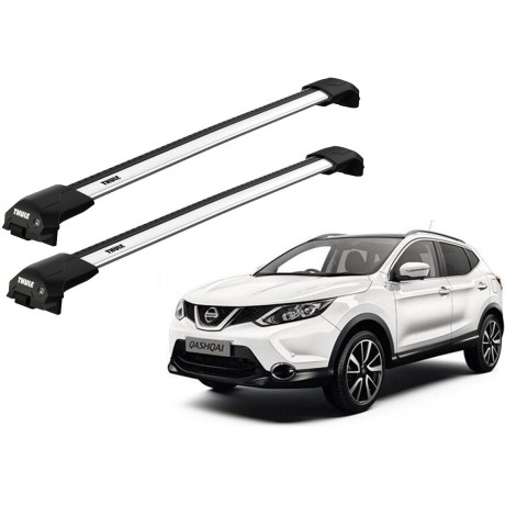 Barras THULE EDGE Flush para autos NISSAN Qashqai 2014 a 2022