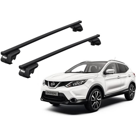 Barras THULE EVO SquareBar para autos NISSAN Qashqai 2014 a 2022