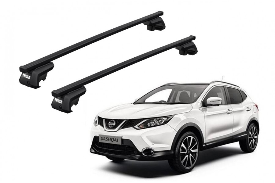 Barras THULE EVO SquareBar para autos NISSAN Qashqai 2014 a 2022