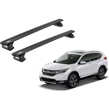 Barras THULE EVO WingBar para autos HONDA CR-V desde 2019 - 2022 negro