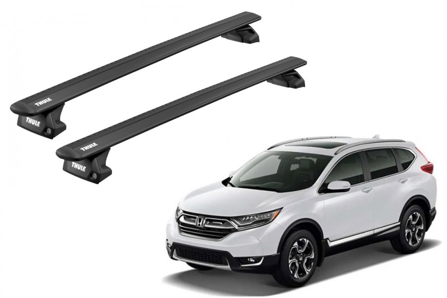 Barras THULE EVO WingBar para autos HONDA CR-V desde 2019 - 2022 negro