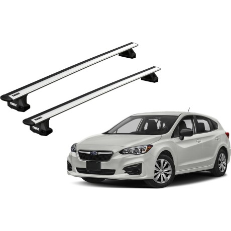 Barras THULE EVO WingBar para autos SUBARU Impreza MK-IV 2012 a 2016
