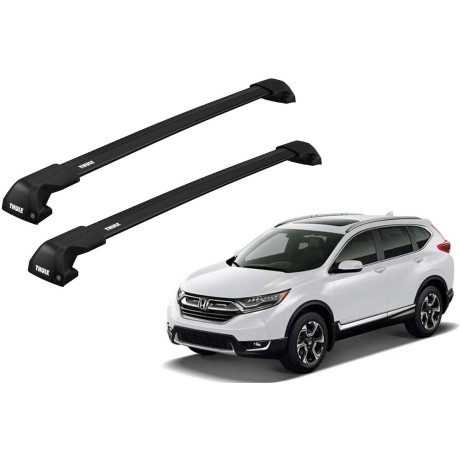 Barras THULE EDGE Flush para autos HONDA CR-V desde 2019 - 2022 negro