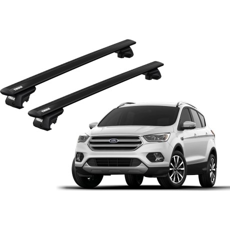 Barras THULE EVO WingBar para autos FORD Escape 2017 a 2019 negro