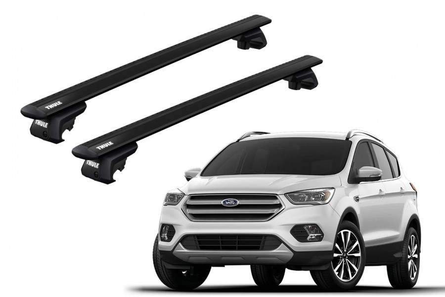 Barras THULE EVO WingBar para autos FORD Escape 2017 a 2019 negro