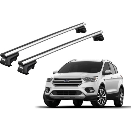 Barras THULE SmartRack XT AluBar para autos FORD Escape 2017 a 2019