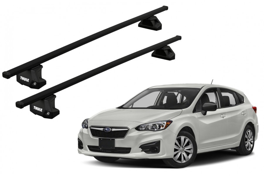 Barras THULE EVO SquareBar para autos SUBARU Impreza 2012 a 2016