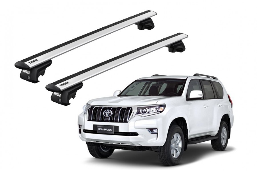 Barras THULE EVO WingBar para autos TOYOTA Land Cruiser Prado desde 2009 al 2023