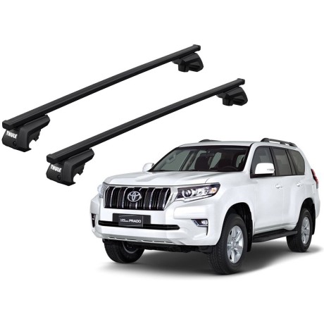 Barras THULE EVO SquareBar para autos TOYOTA Land Cruiser Prado desde 2009 al 2023