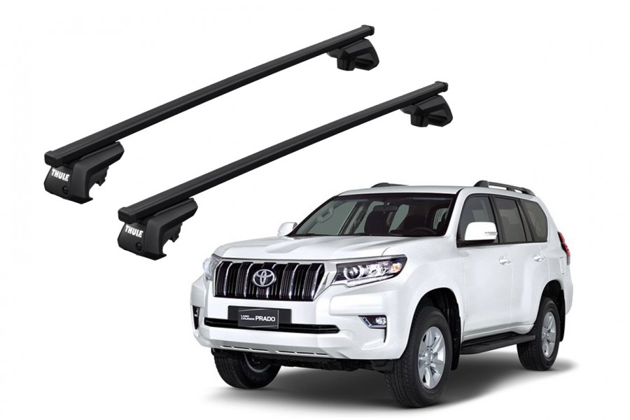 Barras THULE EVO SquareBar para autos TOYOTA Land Cruiser Prado desde 2009 al 2023