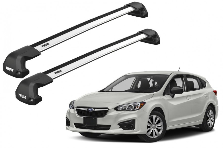 Barras THULE EDGE Flush para autos SUBARU Impreza MK-IV 2012 a 2016