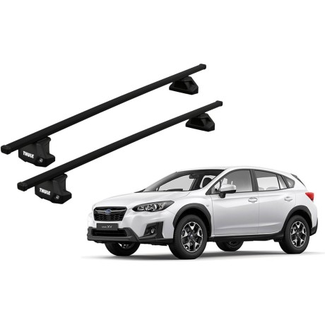 Barras THULE EVO SquareBar para autos SUBARU XV 2012 a 2017