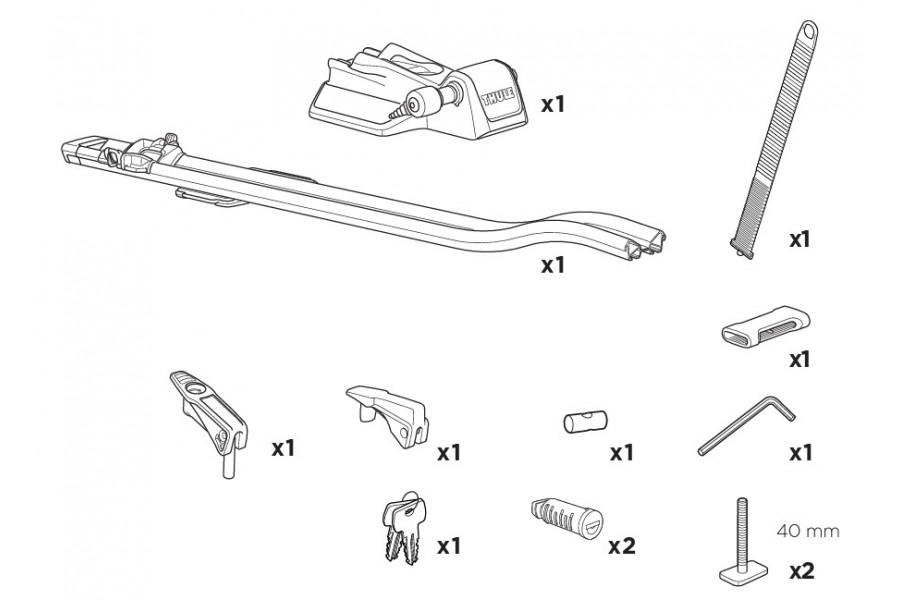Portabici Thule FastRide 564