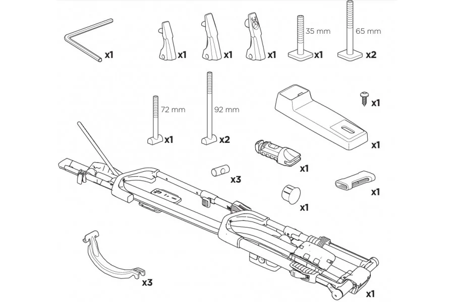 Portabici Thule UpRide 599