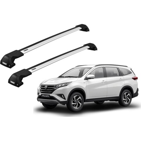 Barras THULE EDGE Flush para autos TOYOTA Rush desde 2018-2024