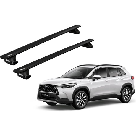 Barras Thule TOYOTA Corolla Cross 21- PF / WingBar EVO BLACK