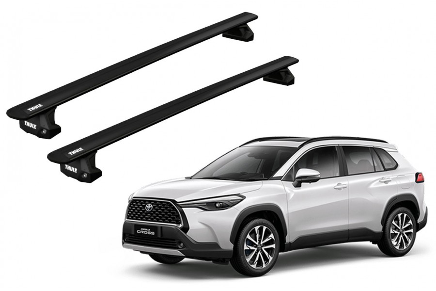 Barras Thule TOYOTA Corolla Cross 21- PF / WingBar EVO BLACK