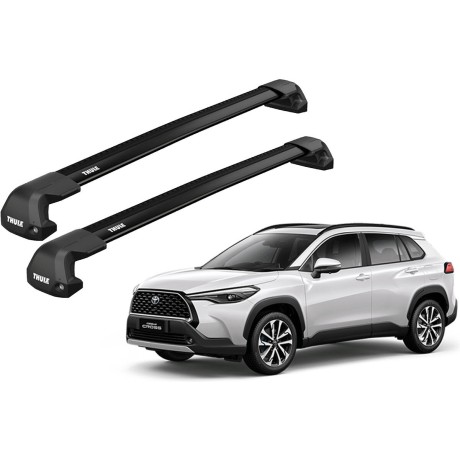 Barras Thule TOYOTA Corolla Cross 21- PF / EDGE Flush BLACK