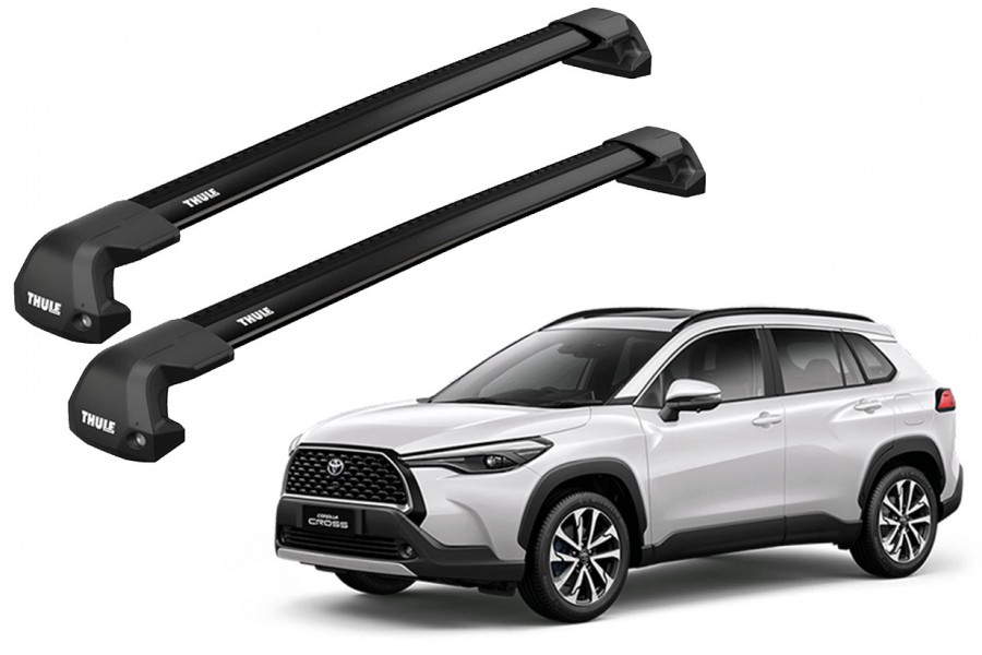 Barras Thule TOYOTA Corolla Cross 21- PF / EDGE Flush BLACK