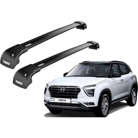Barras THULE EDGE para autos HYUNDAI Creta desde 2017 - 2022 negro