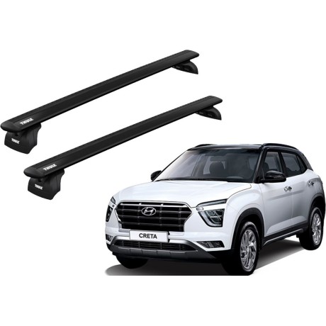 Barras THULE WingBar para autos HYUNDAI Creta desde 2017 - 2022 negro
