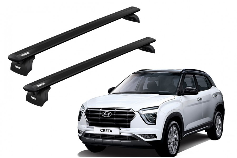Barras THULE WingBar para autos HYUNDAI Creta desde 2017 - 2022 negro