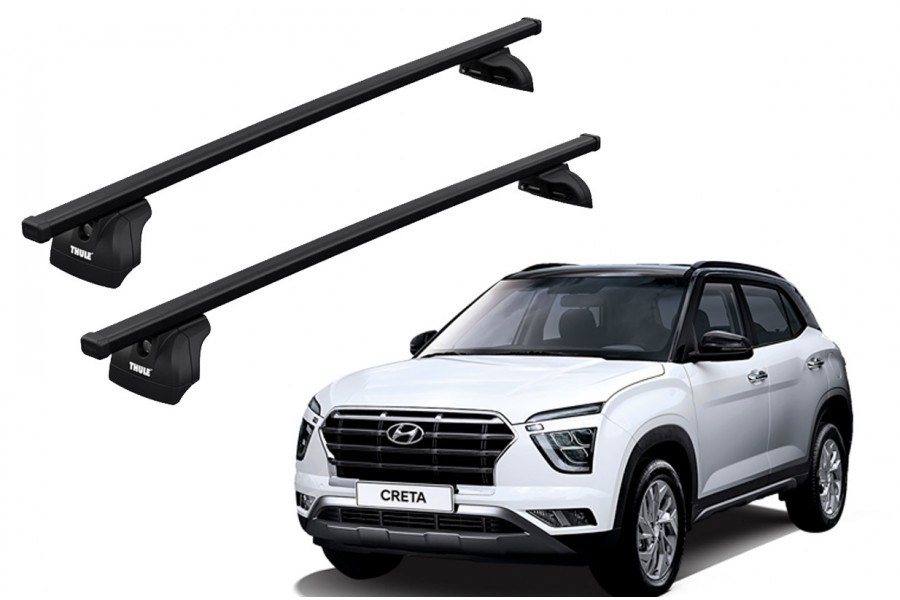 Barras THULE SquareBar para autos HYUNDAI Creta desde 2017 - 2022