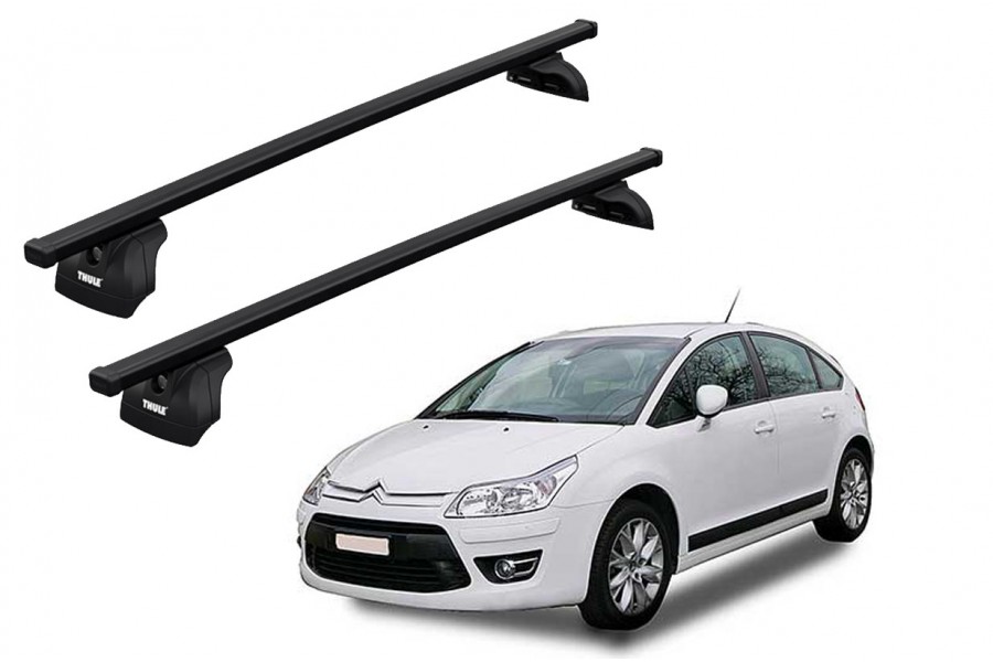 Barras THULE SquareBar para autos CITROEN C4 2005 a 2010