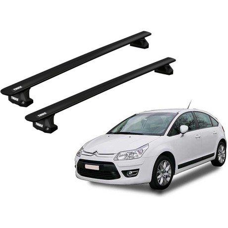 Barras Thule CITROEN C4 05-10 PF / WingBar EVO BLACK