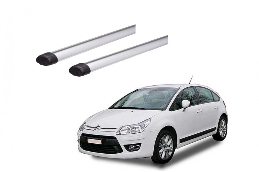 Barras THULE AeroBar para autos CITROEN C4 2005 a 2010 negro