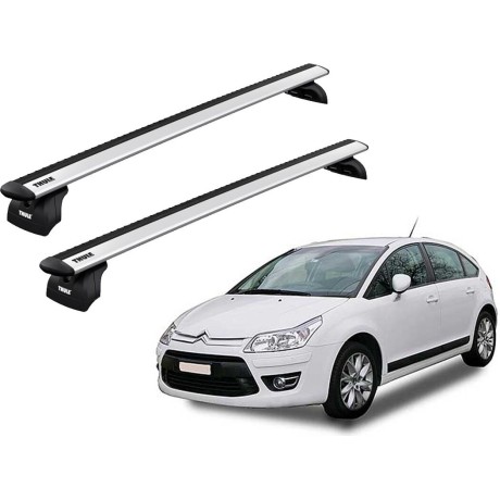 Barras THULE WingBar para autos CITROEN C4 2005 a 2010