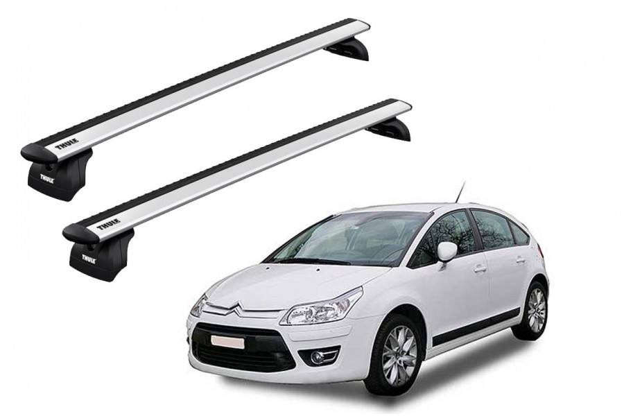 Barras THULE WingBar para autos CITROEN C4 2005 a 2010
