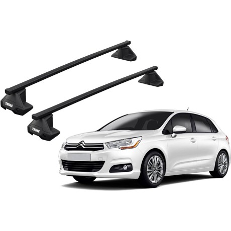 Barras THULE EVO SquareBar para autos CITROEN C4 2010 a 2018
