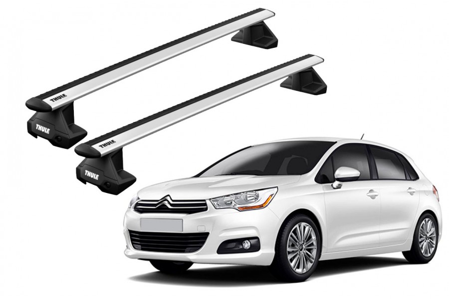 Barras THULE EVO WingBar para autos CITROEN C4 2010 a 2018