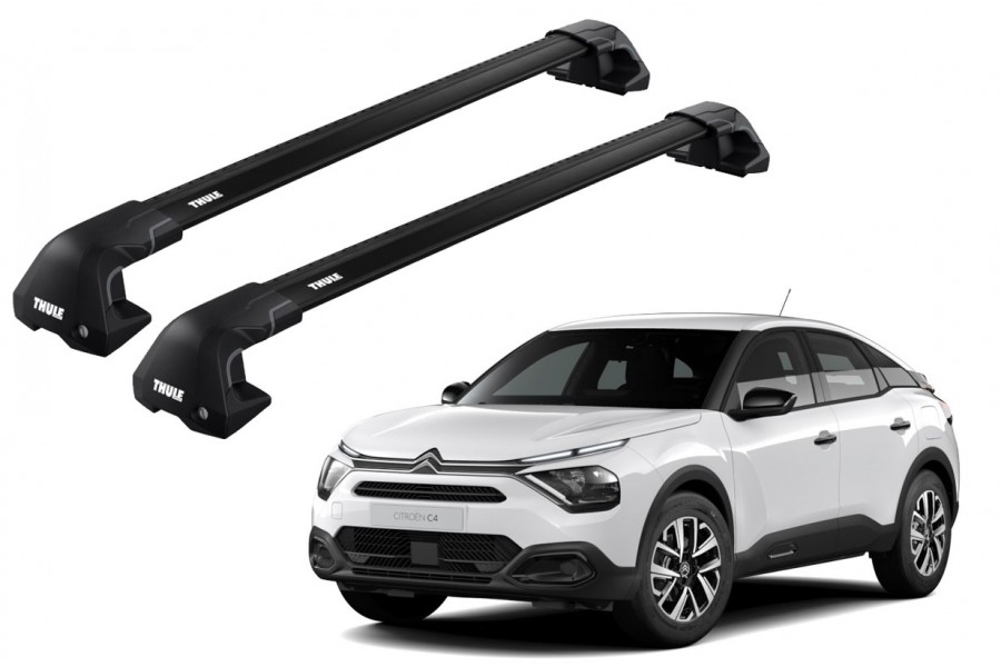 Barras THULE EDGE Flush para autos CITROEN C4 desde 2021 negro