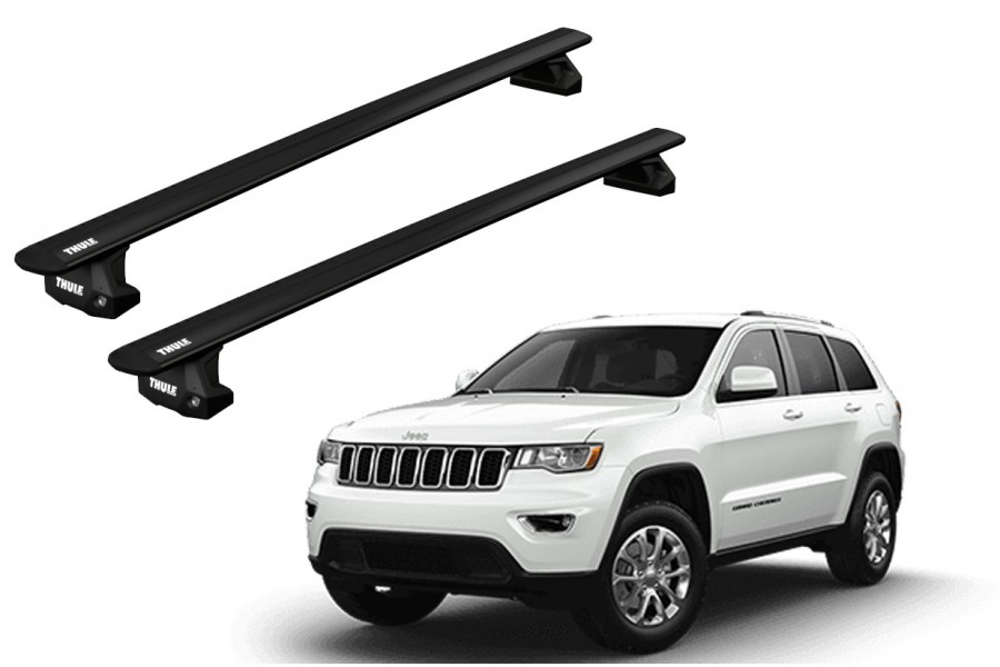 Barras THULE EVO WingBar para autos JEEP Grand Cherokee 2011 a 2021 negro