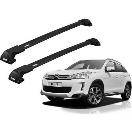 Barras THULE EDGE Flush para autos CITROEN C4 Aircross desde 2012 negro