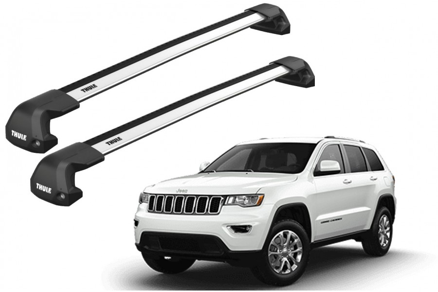 Barras THULE EDGE Flush para autos JEEP Grand Cherokee 2011 a 2021