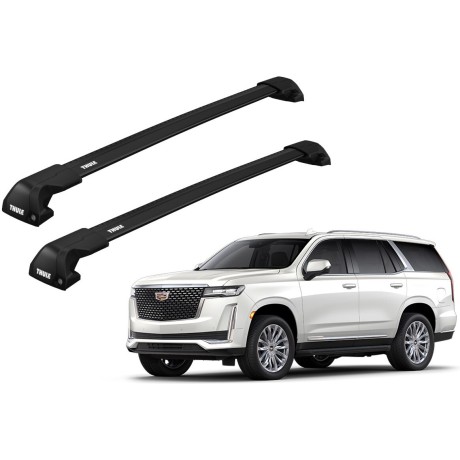 Barras THULE EDGE Flush para autos CADILLAC Escalade desde 2021 negro