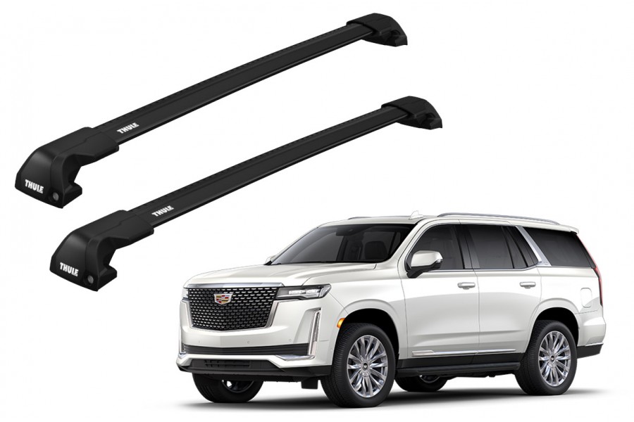 Barras THULE EDGE Flush para autos CADILLAC Escalade desde 2021 negro