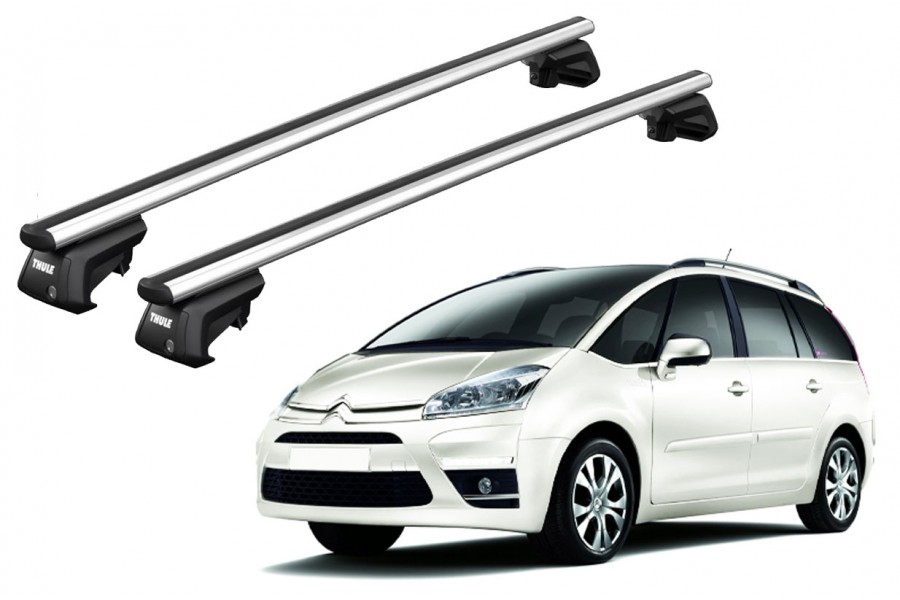 Barras THULE SmartRack XT AluBar para autos CITROEN C4 Grand Picasso 2006 a 2013