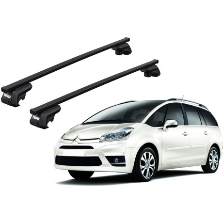 Barras THULE EVO SquareBar para autos CITROEN C4 Grand Picasso 2006 a 2013