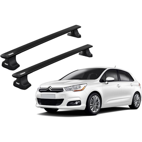 Barras THULE WingBar para autos CITROEN C-Zero desde 2010 negro