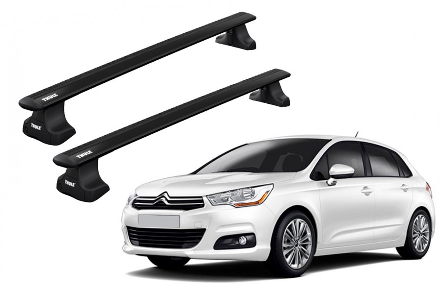 Barras THULE WingBar para autos CITROEN C-Zero desde 2010 negro